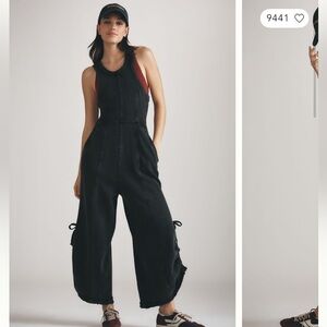 Anthropology Black Onyx Women's Jumpsuit